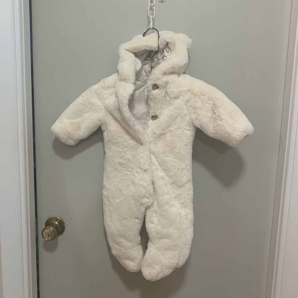 NWOT Zara Baby Soft Cozy Coverall Suit Faux Fur